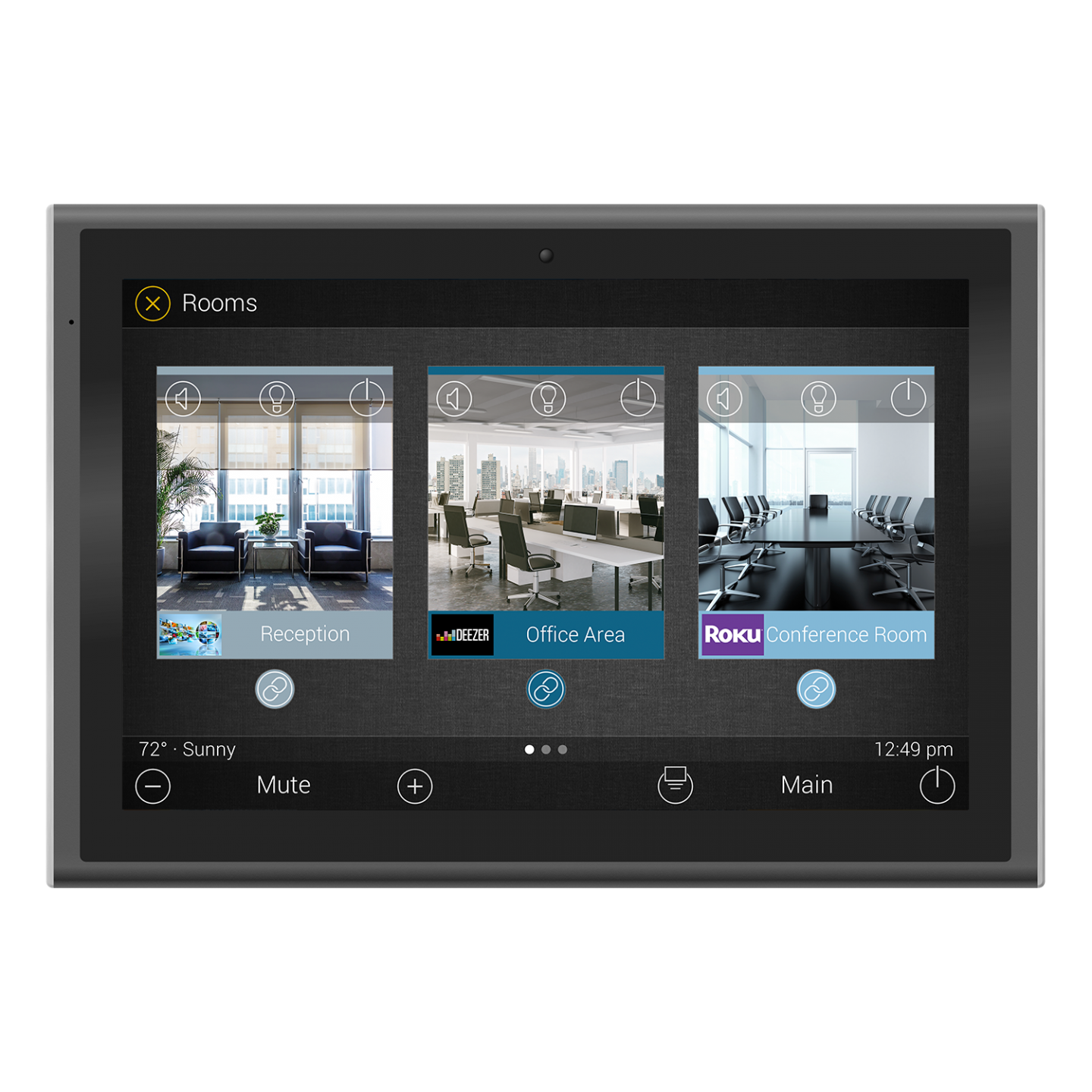 10-inch In-Wall Touch Screen - URC Automation